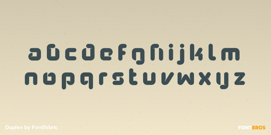 Duplex Font Poster #1