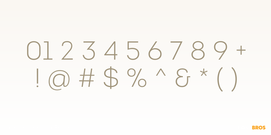 Intro Light Caps Font Poster #1