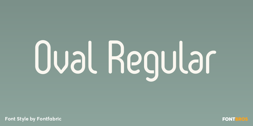 Oval Regular Poster
