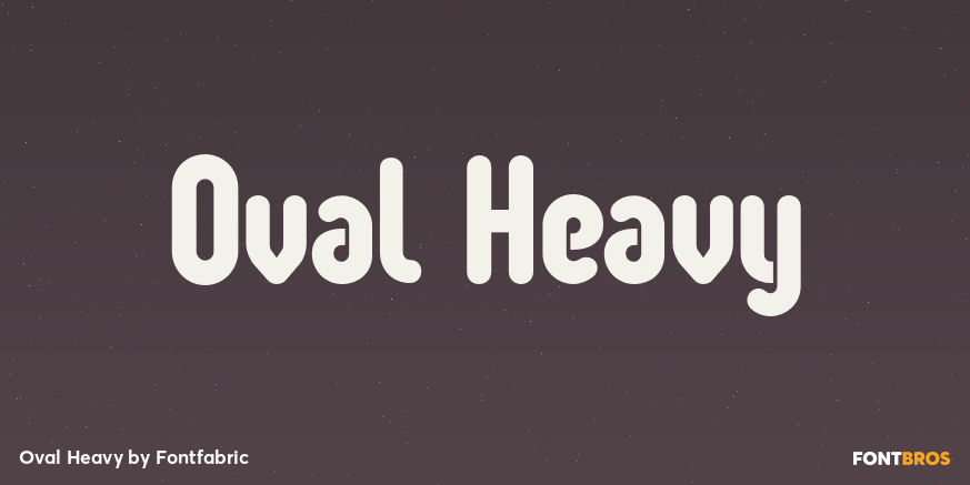 Oval Heavy Poster