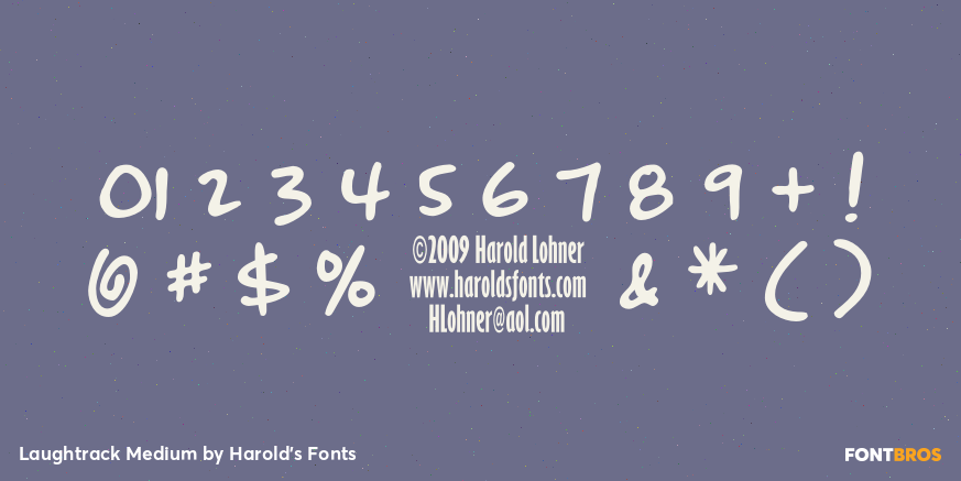 Laughtrack Medium Font Poster #4