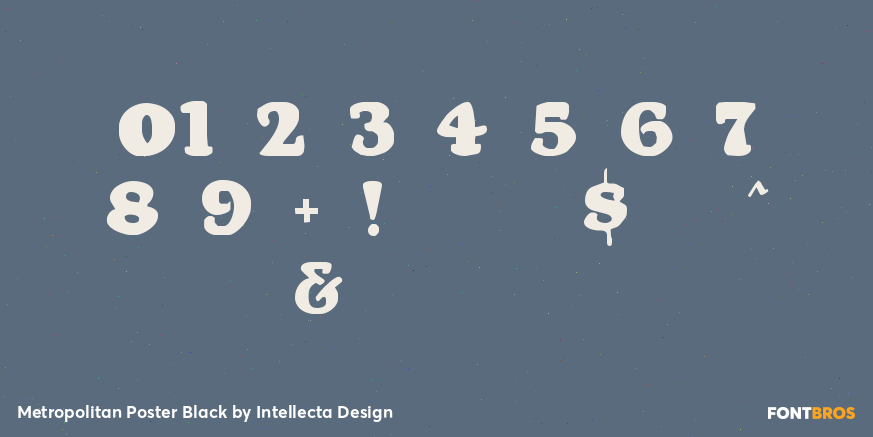 Metropolitan Poster Black Font Poster #4