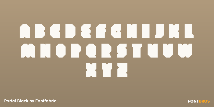 Portal Black Font Poster #3