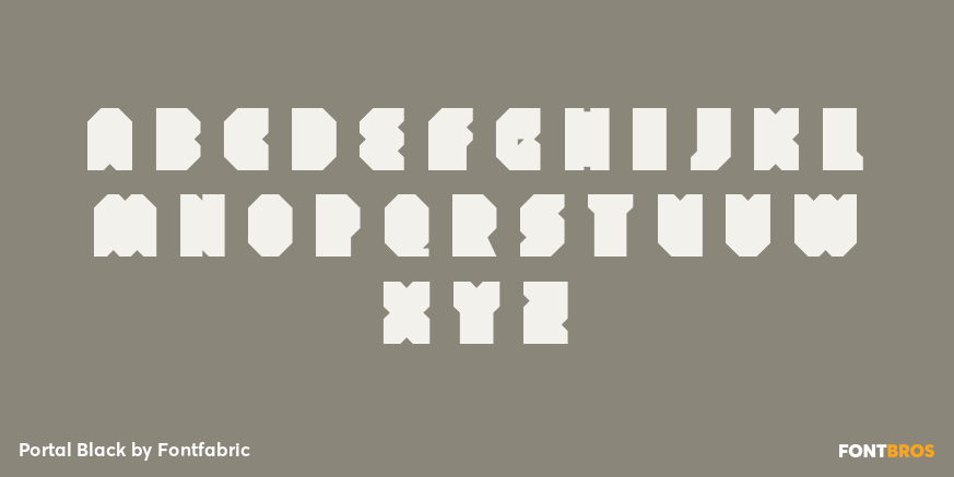 Portal Black Font Poster #1