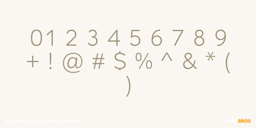 Alleyn Book Font Poster #4