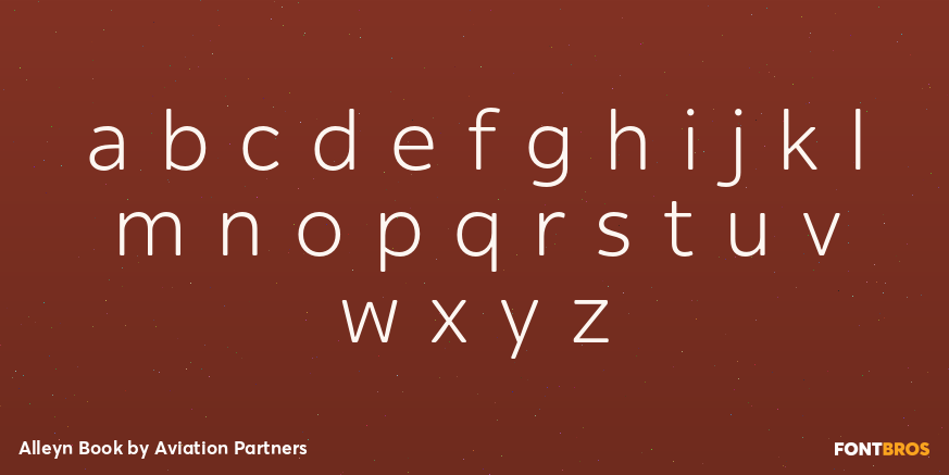 Alleyn Book Font Poster #1