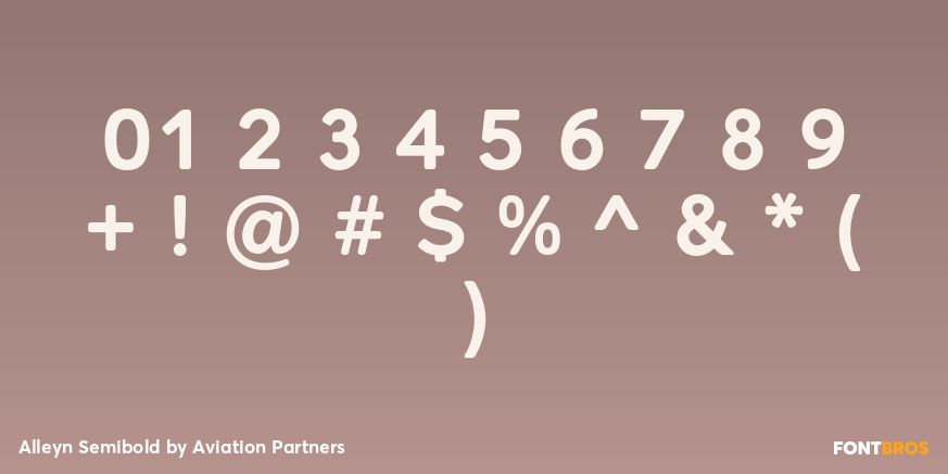 Alleyn Semibold Font Poster #1