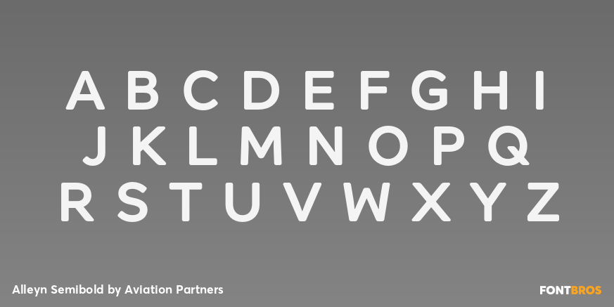 Alleyn Semibold Font Poster #1