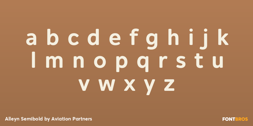 Alleyn Semibold Font Poster #1