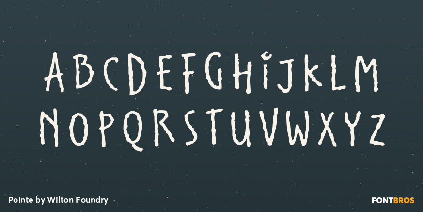 Pointe Font Poster #2