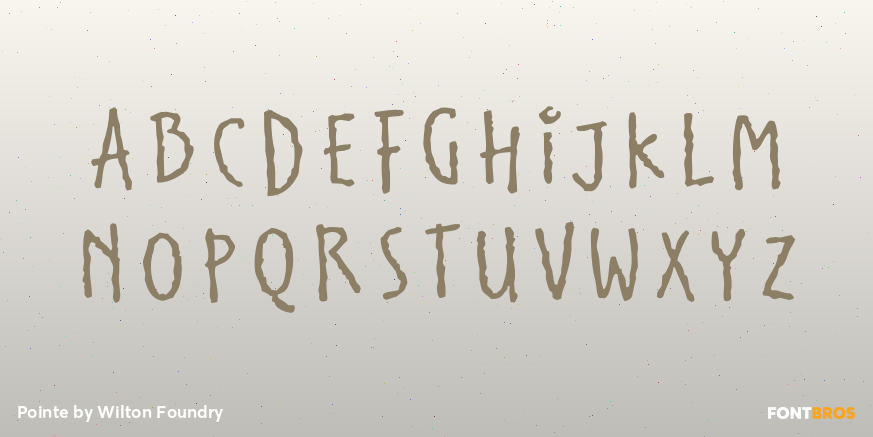 Pointe Font Poster #1