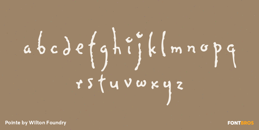 Pointe Font Poster #1