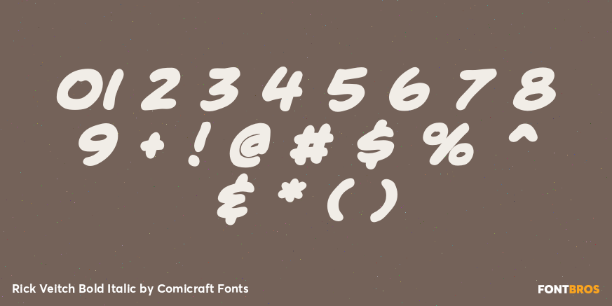 Rick Veitch Bold Italic Font Poster #4