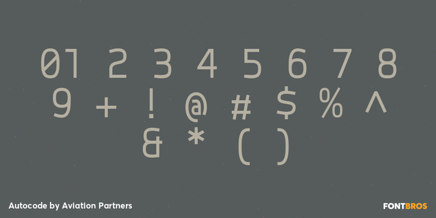 Autocode Font Poster #4