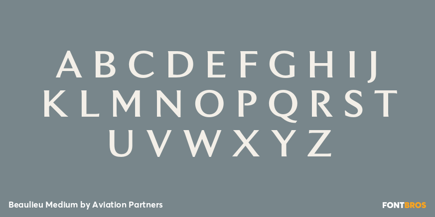 Beaulieu Medium Font Poster #1