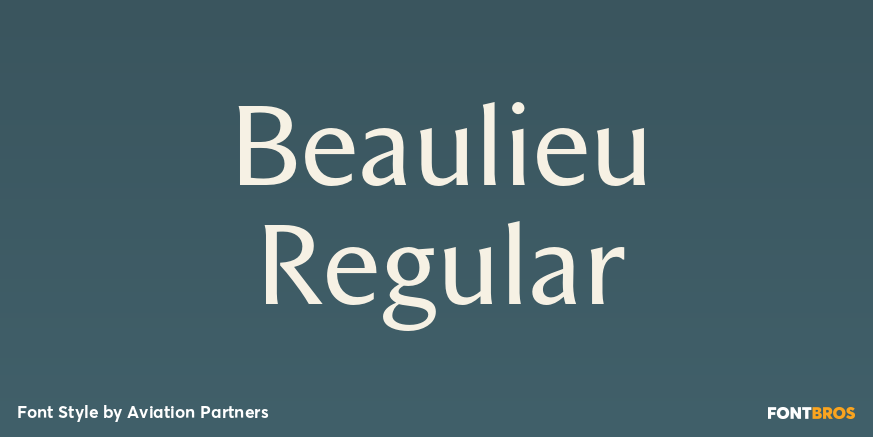 Beaulieu Regular Poster