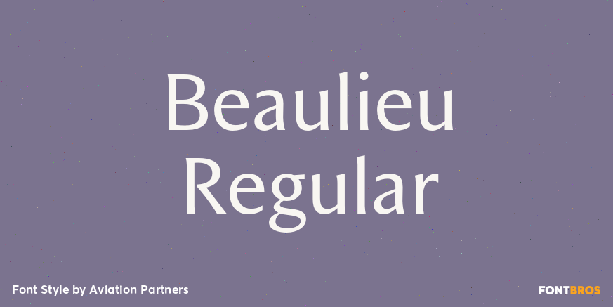 Beaulieu Regular Poster