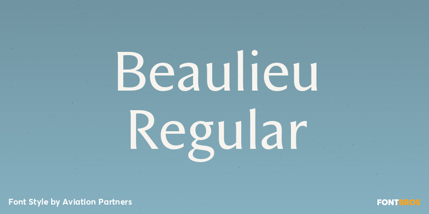 Beaulieu Regular Poster