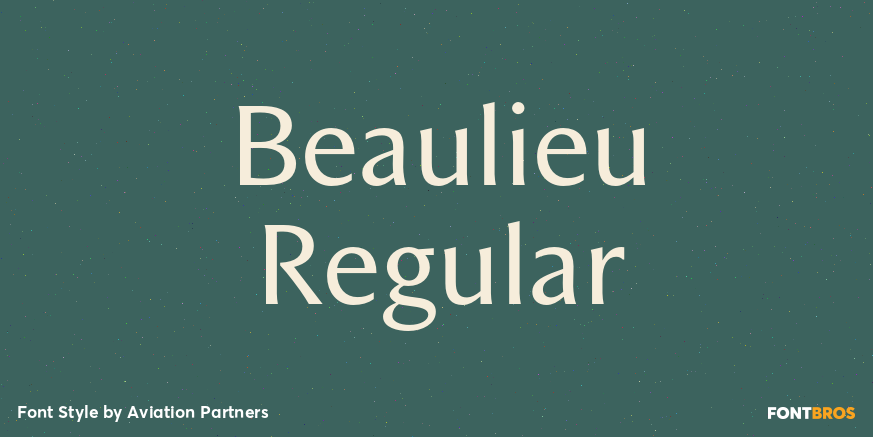 Beaulieu Regular Poster