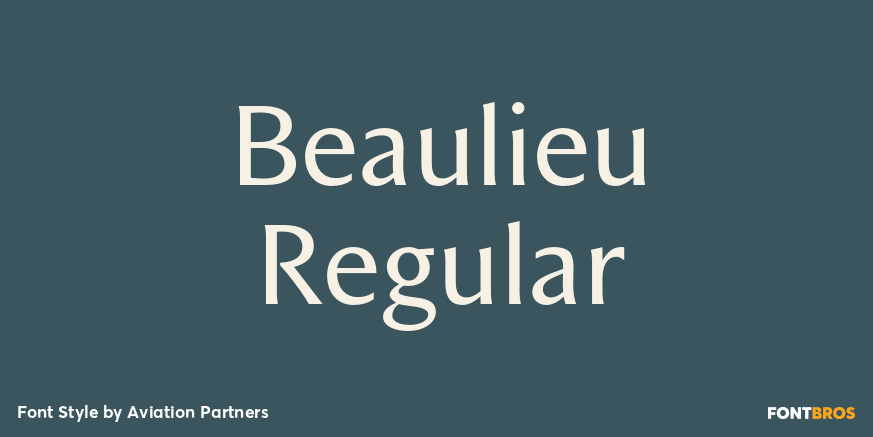 Beaulieu Regular Poster