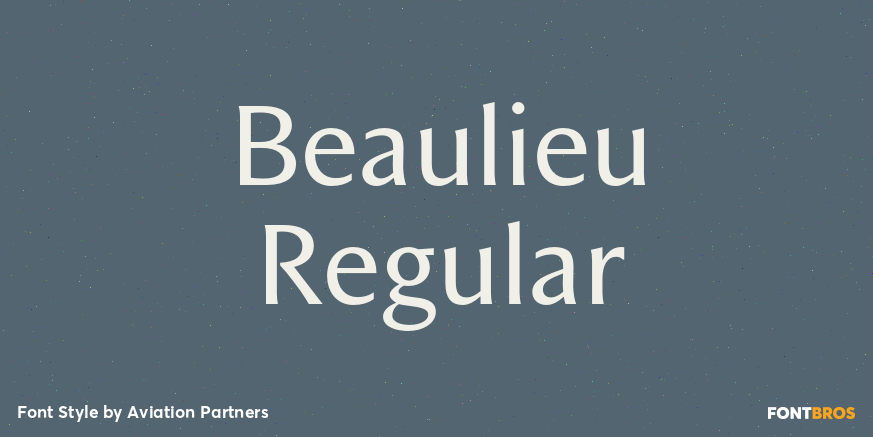 Beaulieu Regular Poster