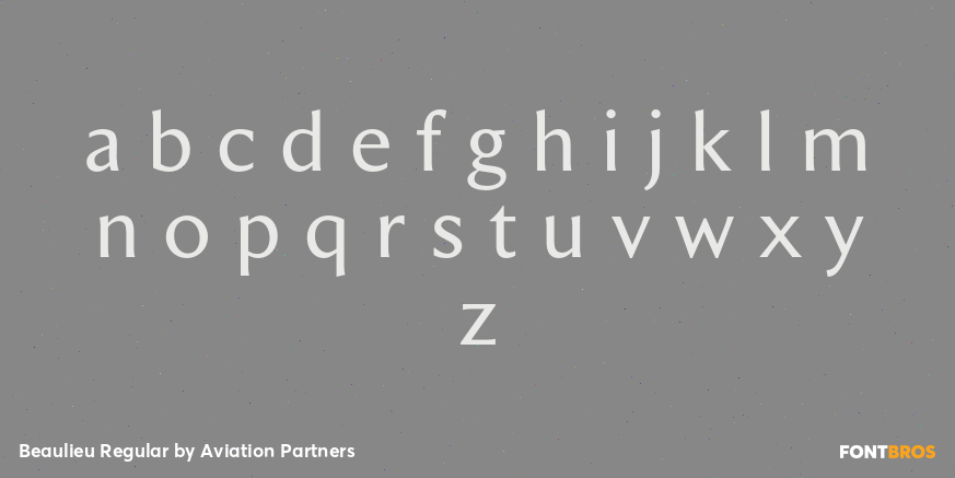 Beaulieu Regular Font Poster #3