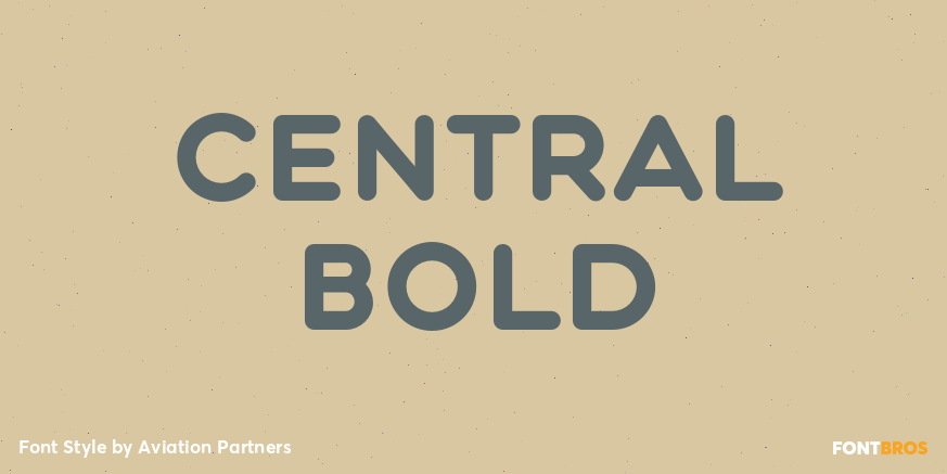 Central Bold Font Poster #1
