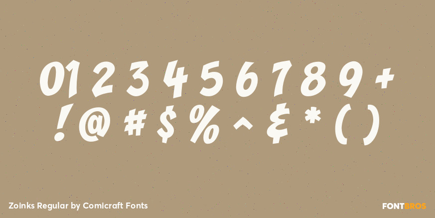 Zoinks Regular Font Poster #1
