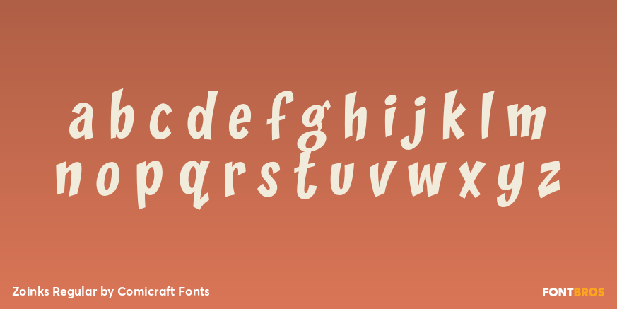 Zoinks Regular Font Poster #1