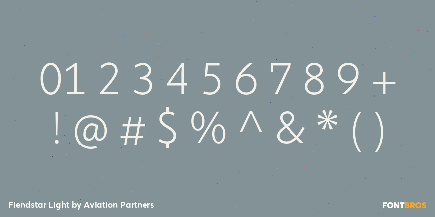 Fiendstar Light Font Poster #4