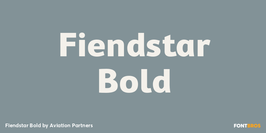 Fiendstar Bold Font Poster #1