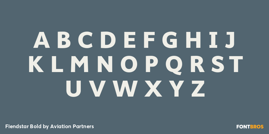 Fiendstar Bold Font Poster #2