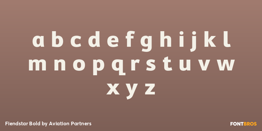 Fiendstar Bold Font Poster #3