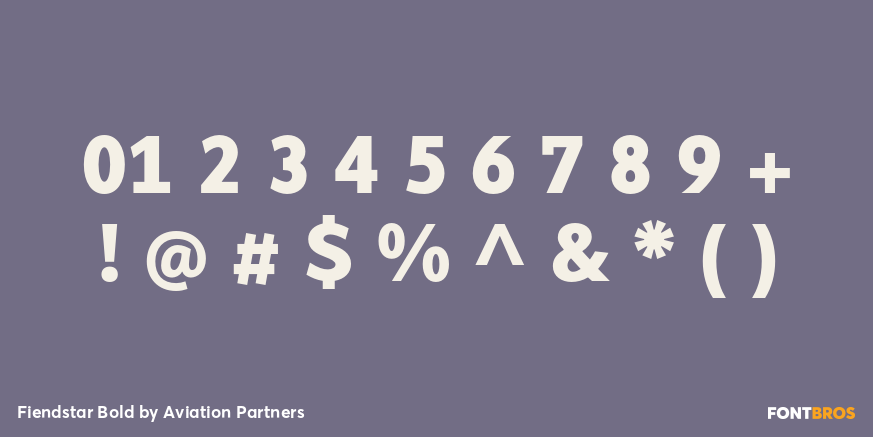 Fiendstar Bold Font Poster #4