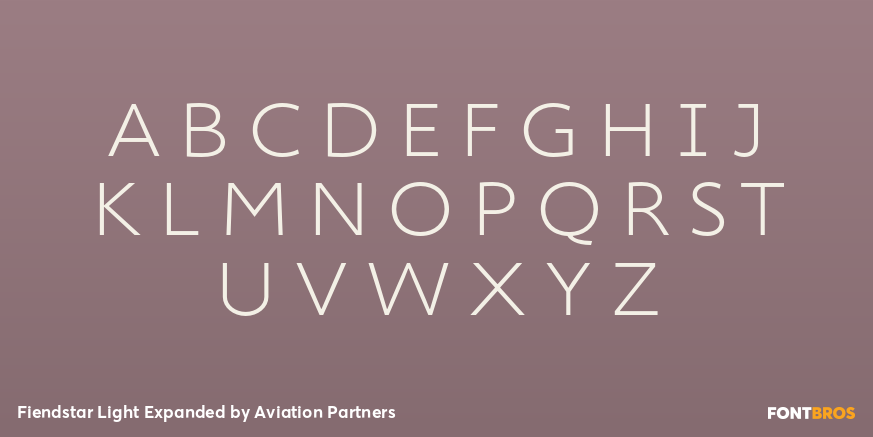 Fiendstar Light Expanded Font Poster #1