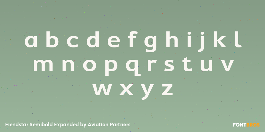 Fiendstar Semibold Expanded Font Poster #3