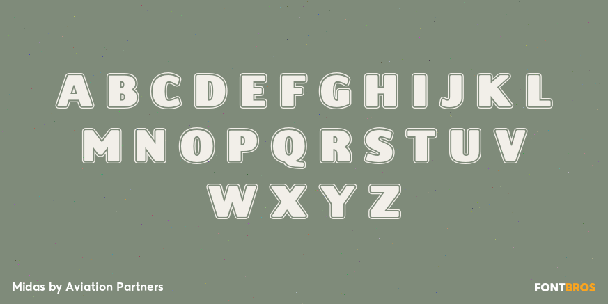 Midas Font Poster #2