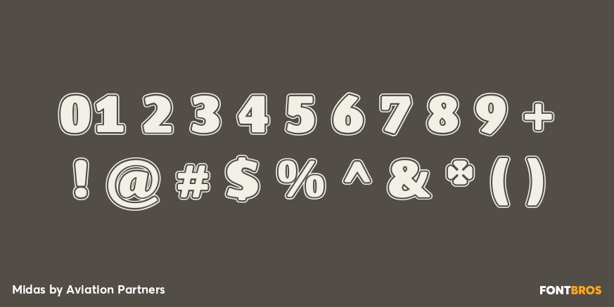 Midas Font Poster #4