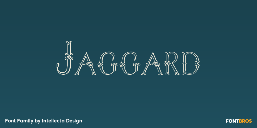 Jaggard Font Poster