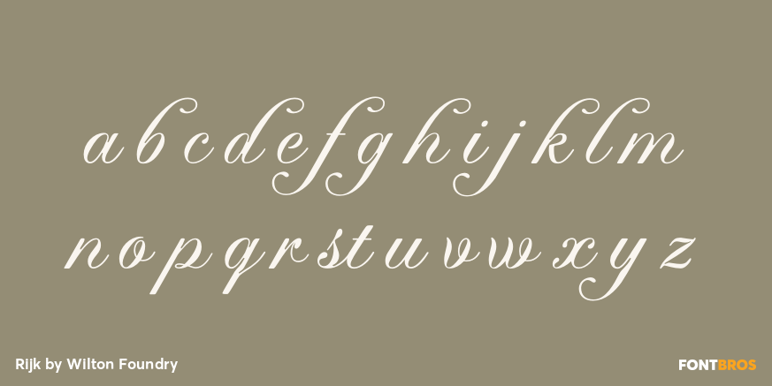 Rijk Font Poster #3