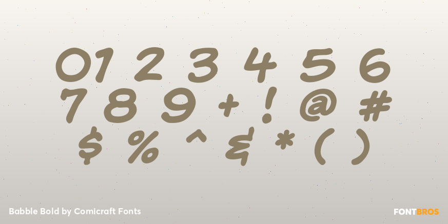 Babble Bold Font Poster #4