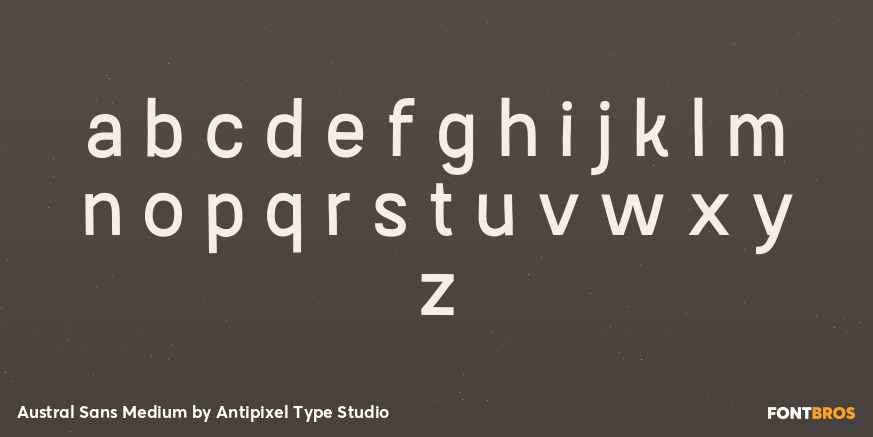 Austral Sans Medium Font Poster #3