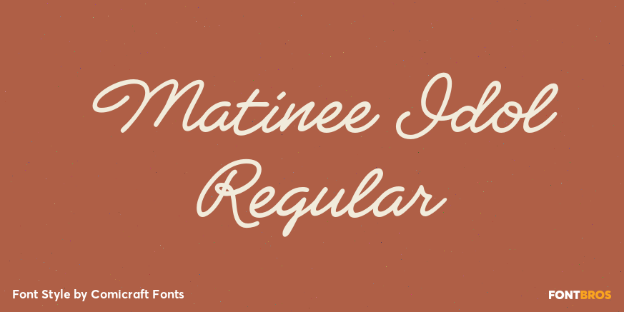 Matinee Idol Regular Poster