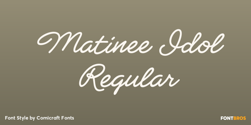 Matinee Idol Regular Poster