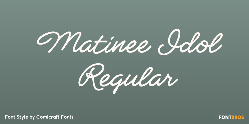 Matinee Idol Regular Poster