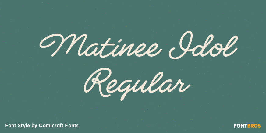 Matinee Idol Regular Poster