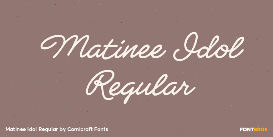 Matinee Idol Regular Poster