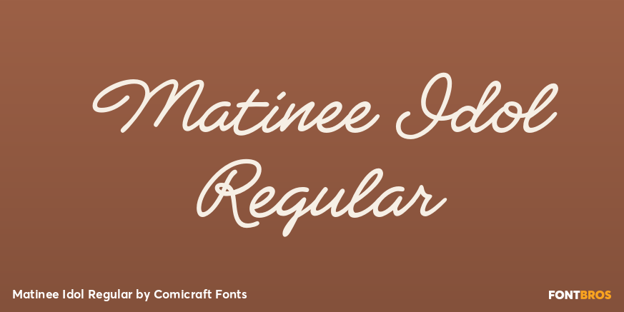 Matinee Idol Regular Poster