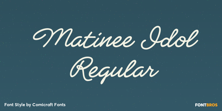 Matinee Idol Regular Poster