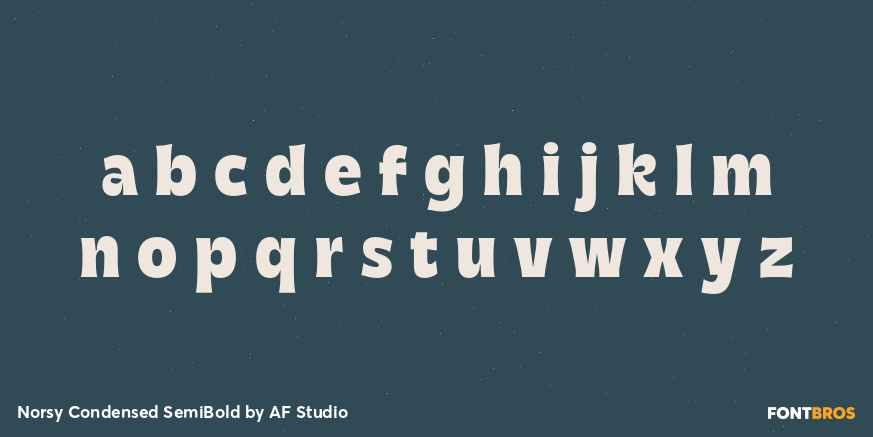 Norsy Condensed SemiBold Font Poster #3